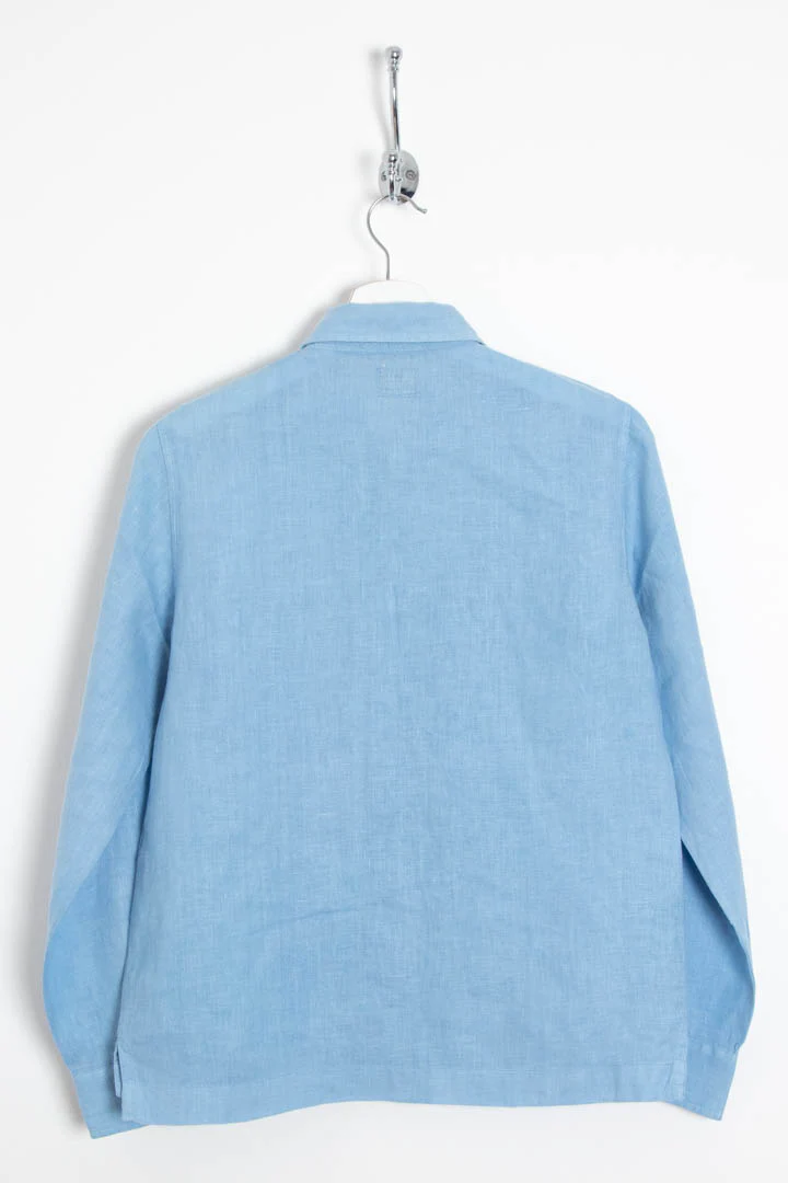2008 Women's CP Company Long Sleeve Linen Shirt (S) - Image 2