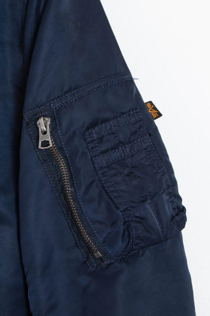 Alpha Industries MA-1 Bomber Jacket (M) - Image 2