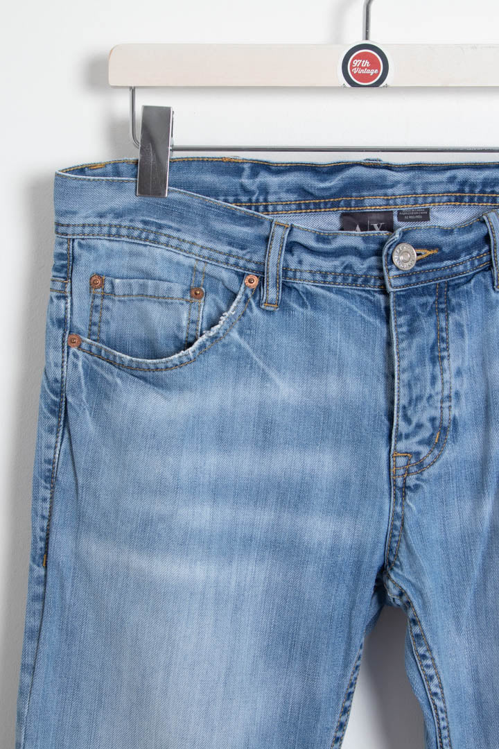Armani Exchange Straight Leg Denim Jeans (W32) - Image 4