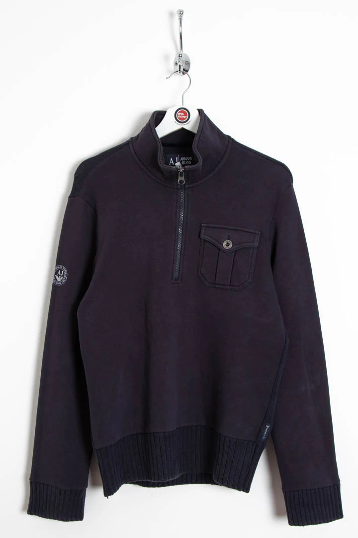 Armani Jeans 1/4 Zip Jumper (M)