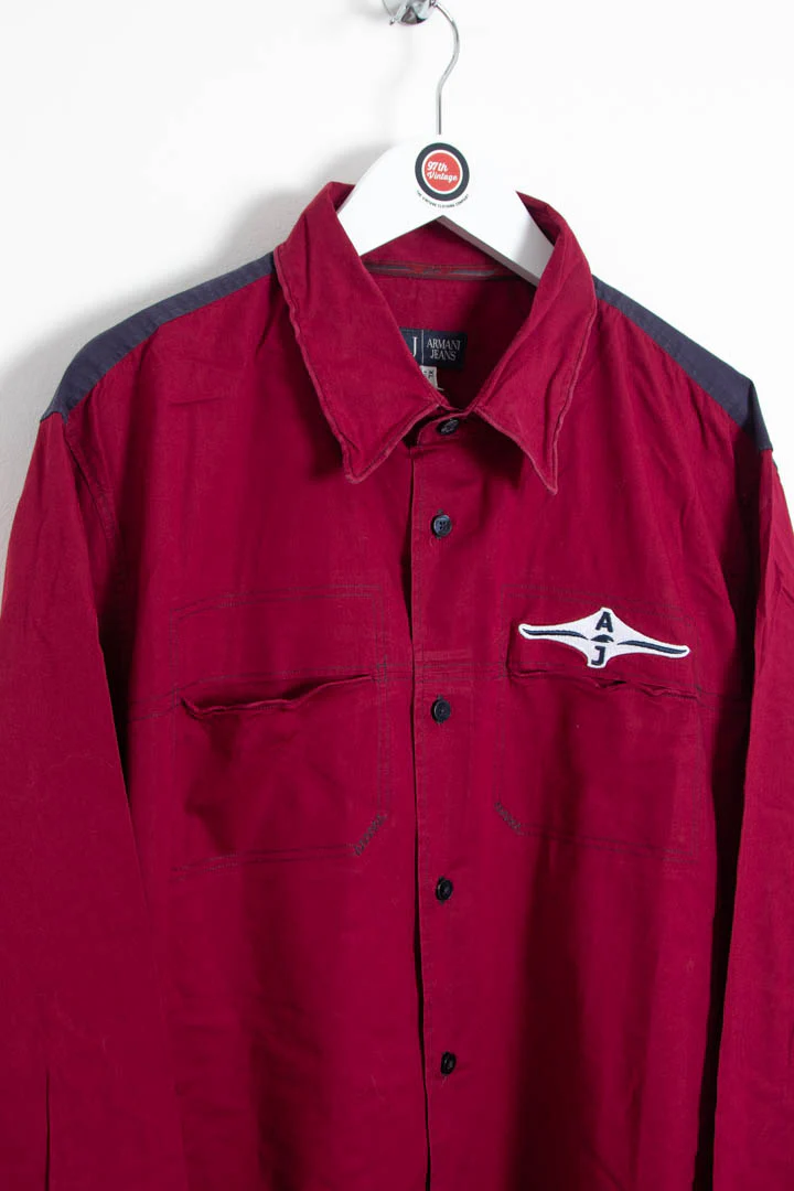 Armani Jeans Long Sleeve Shirt (XL) - Image 4