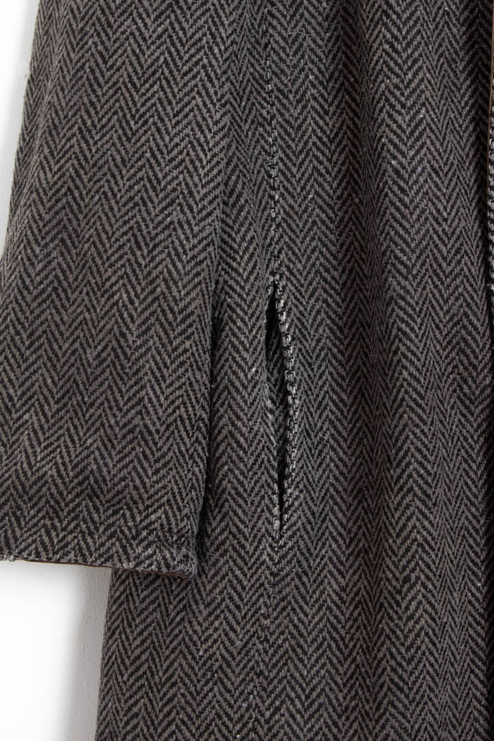 Armani Jeans Tweed Trench Coat (XL) - Image 4