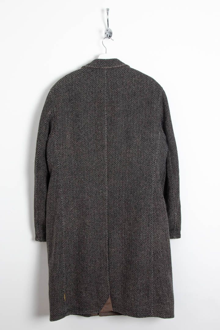 Armani Jeans Tweed Trench Coat (XL) - Image 5