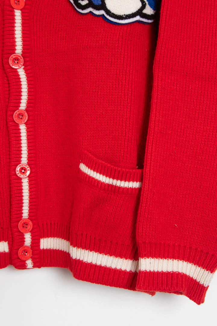 Women's Avirex Cadet Button Up Knitted Cardigan (L) - Image 6