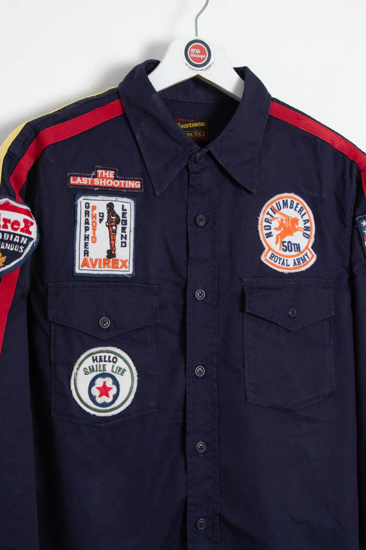 Avirex Long Sleeve Utility Shirt (S) - Image 2