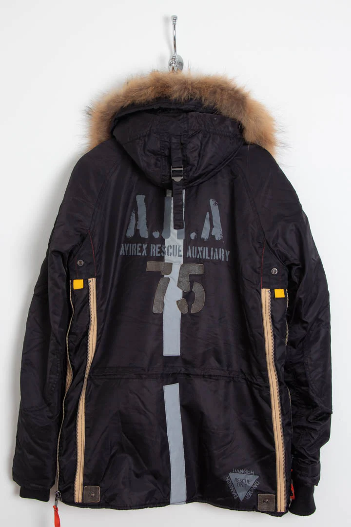 Avirex Quilted Parka Coat (M) - Image 2