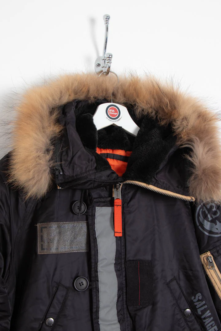 Avirex Quilted Parka Coat (M) - Image 3