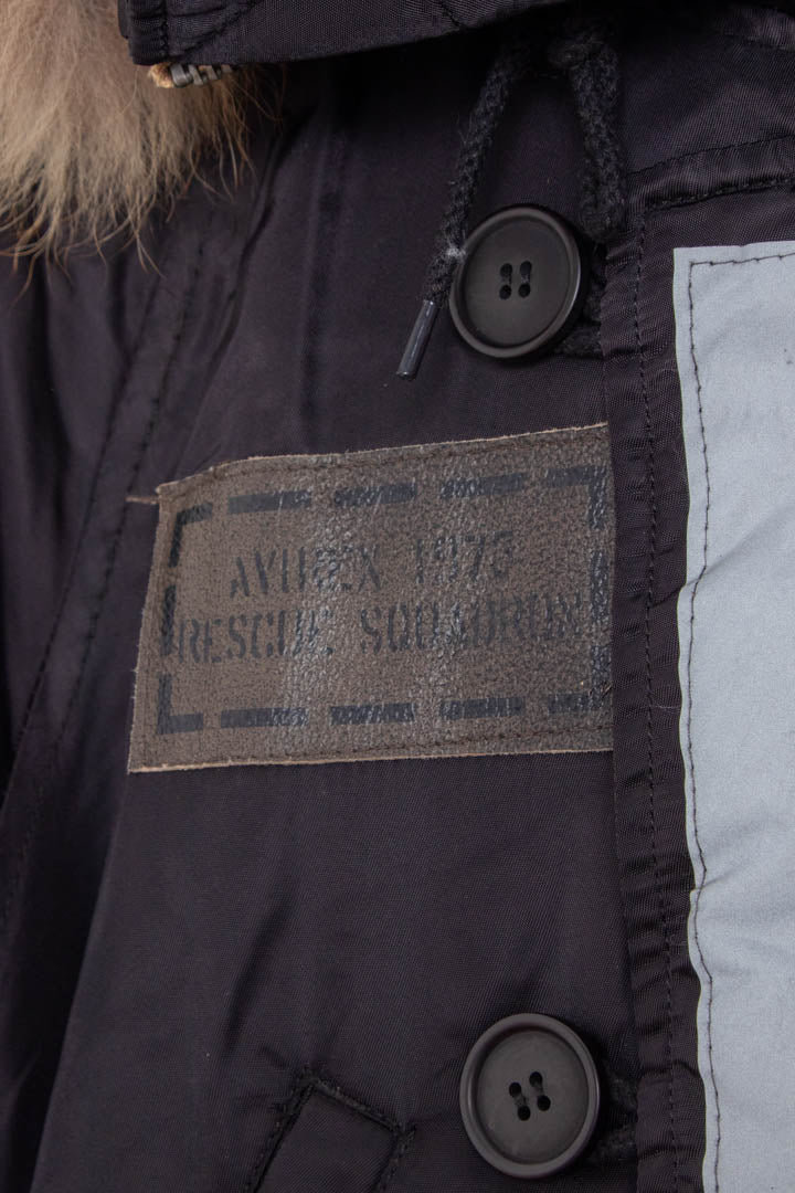 Avirex Quilted Parka Coat (M) - Image 4