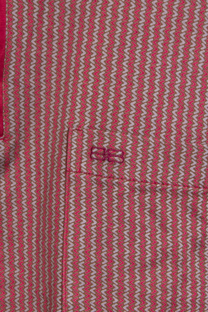 Balenciaga 1/4 Zip Long Sleeve Polo Shirt (M) - Image 2