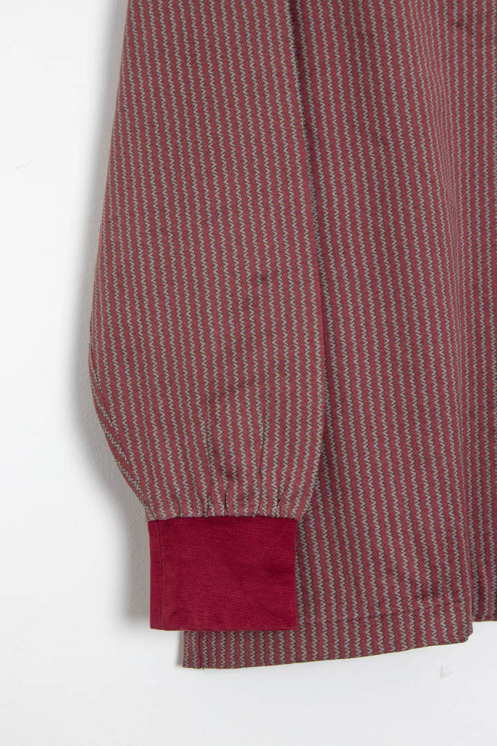 Balenciaga 1/4 Zip Long Sleeve Polo Shirt (M) - Image 3