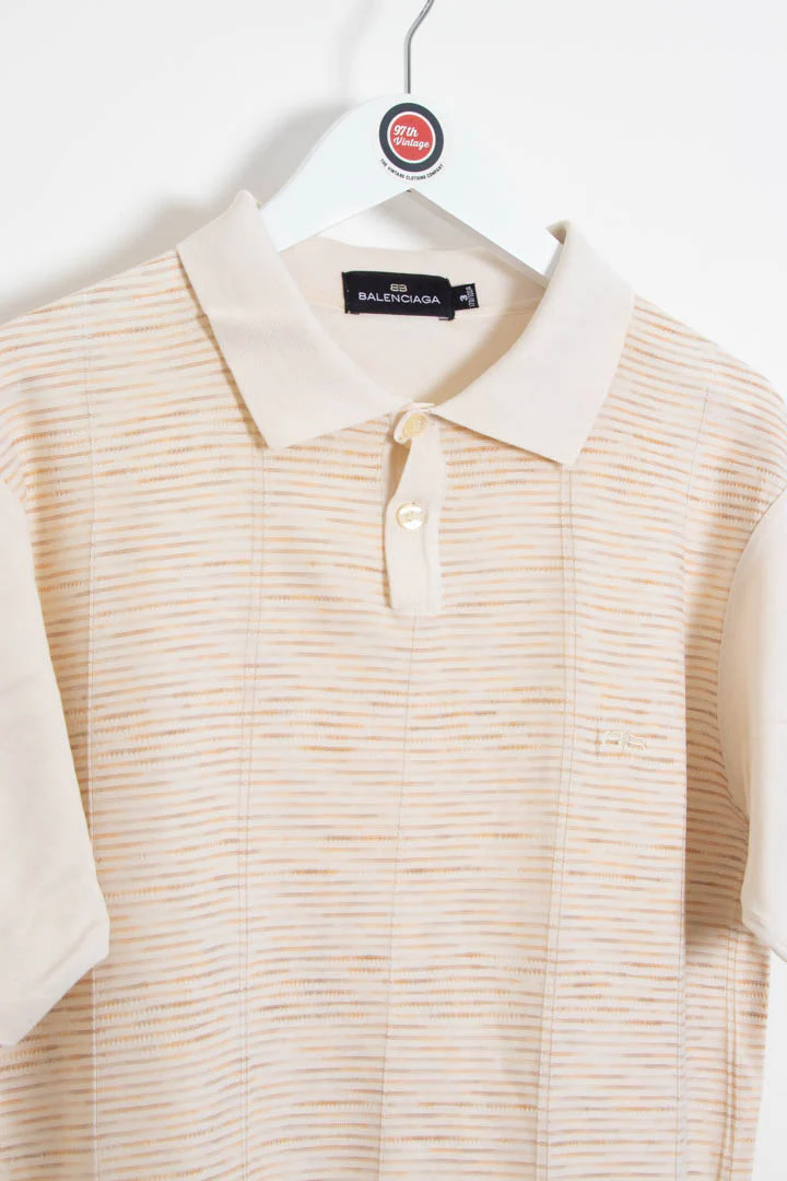 Balenciaga Short Sleeve Polo Shirt (S) - Image 3