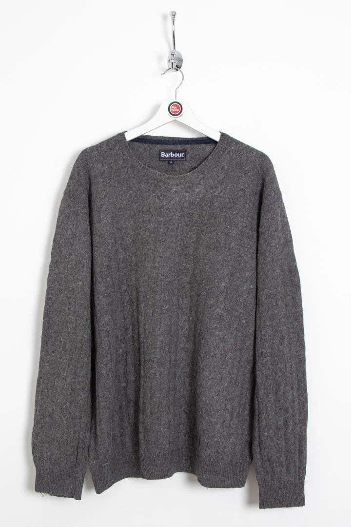 Barbour Crew Neck Cable Knit Jumper (XL)