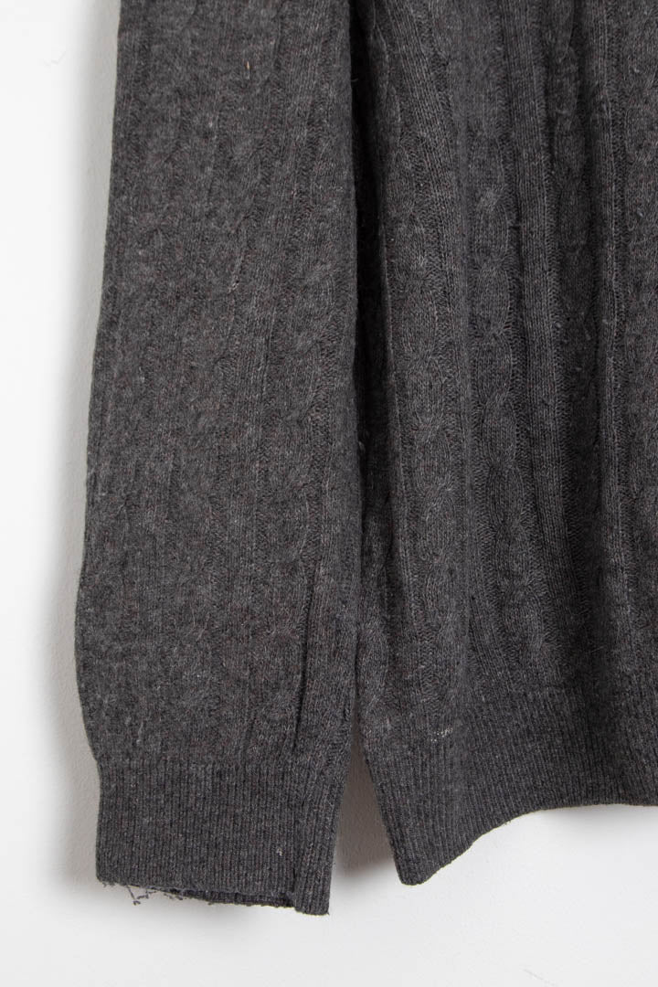 Barbour Crew Neck Cable Knit Jumper (XL) - Image 4