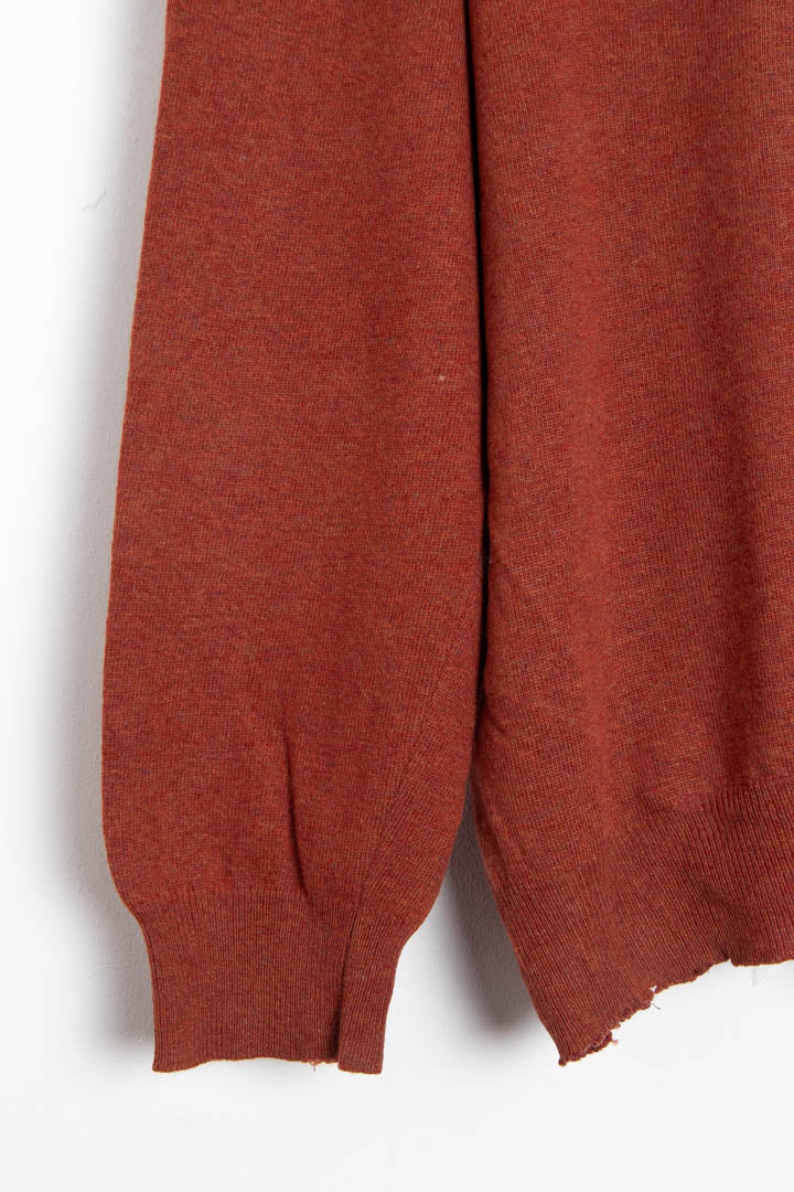 Barbour V Neck Knitted Jumper (L) - Image 4