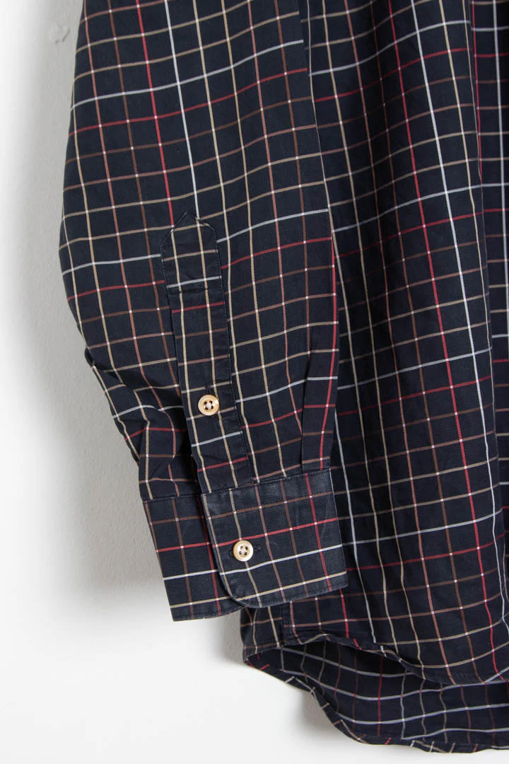 Burberry Long Sleeve Windowpane Shirt (XL) - Image 3