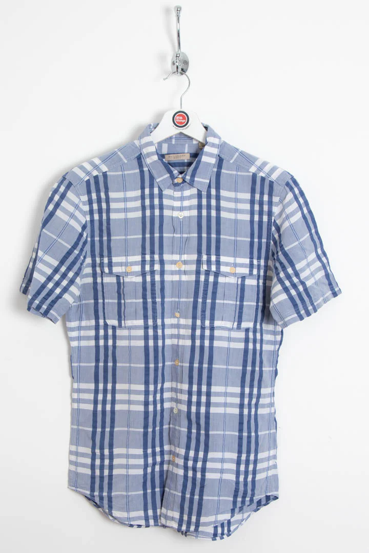 Burberry Short Sleeve Checkered Shirt (S)