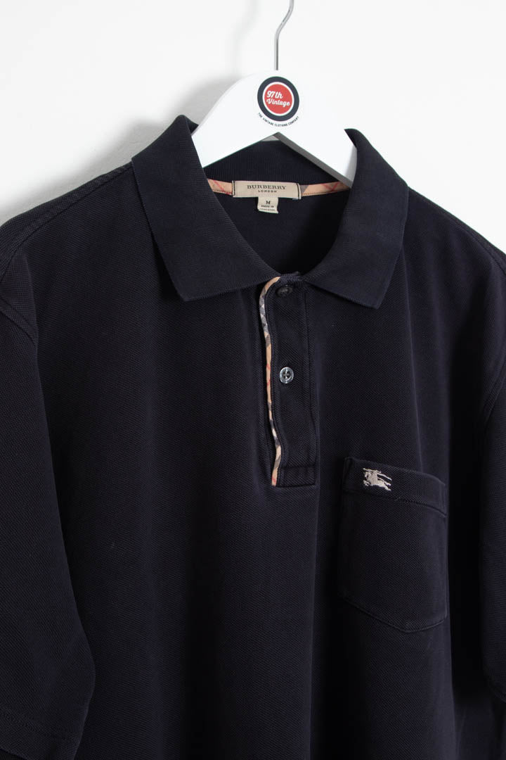 Burberry Short Sleeve Polo Shirt (M) - Image 2