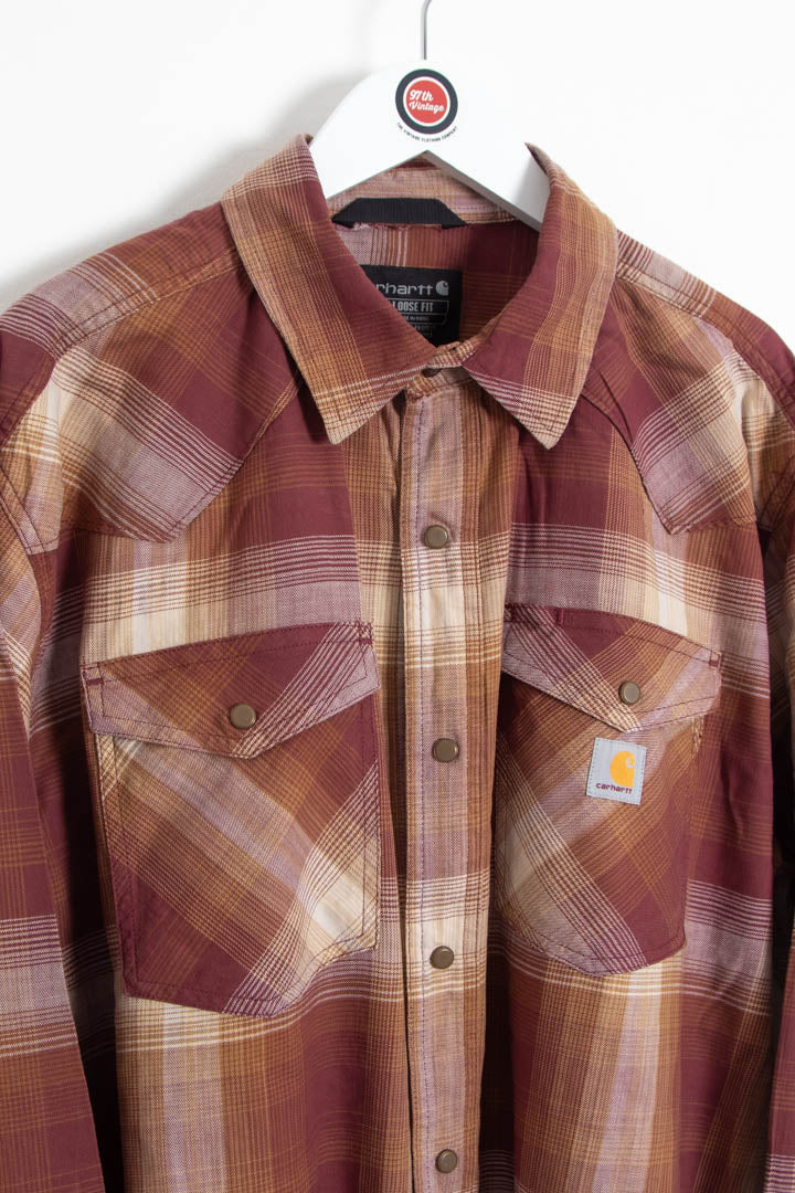 Carhartt Long Sleeve Checkered Shirt (XL) - Image 3