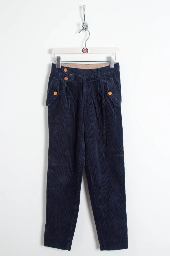 Emporio Armani Corduroy Pleated Trousers (W28 x L28)