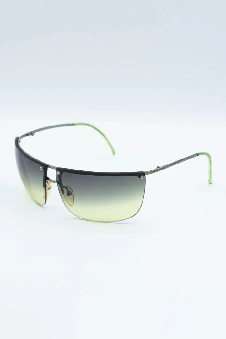 Gucci Half Frame Wrap Sunglasses 2652
