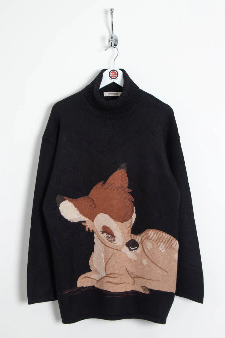 Iceberg Disney Bambi Roll Neck Knitted Jumper (XL)