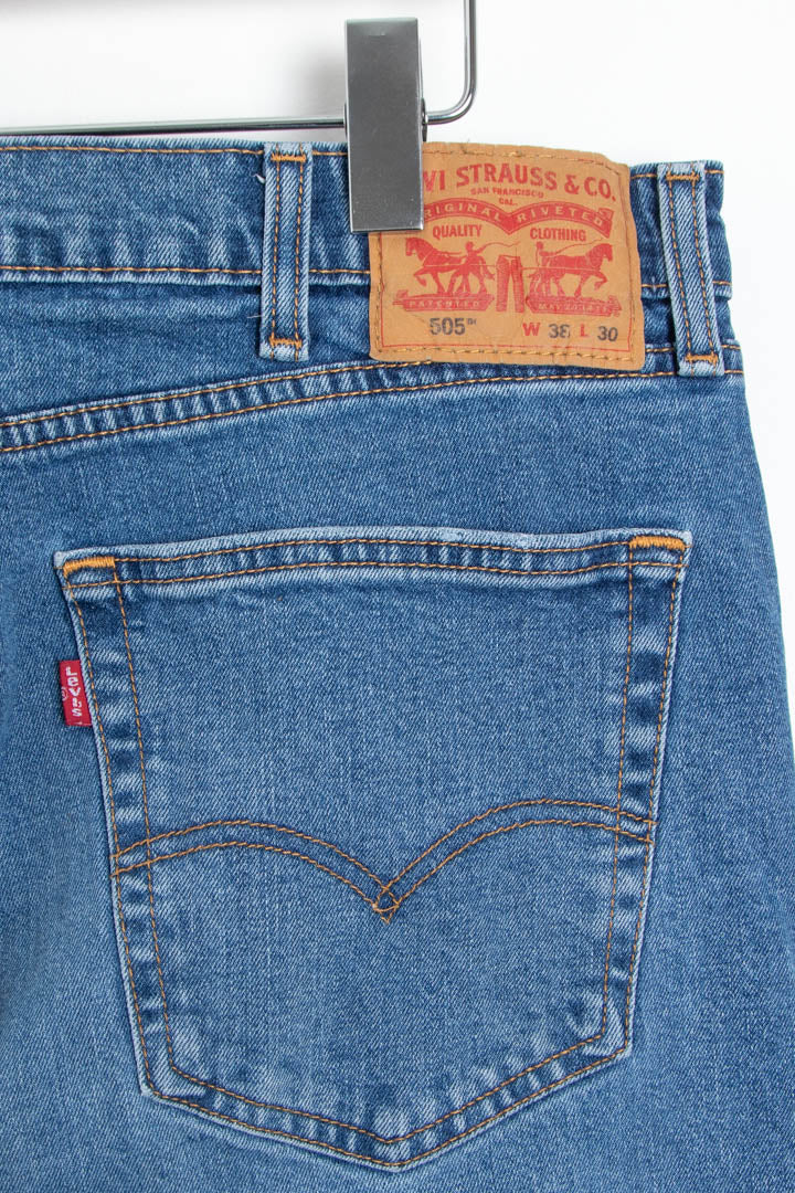 Levi's 505 Denim Jeans (W36 x L30) - Image 3