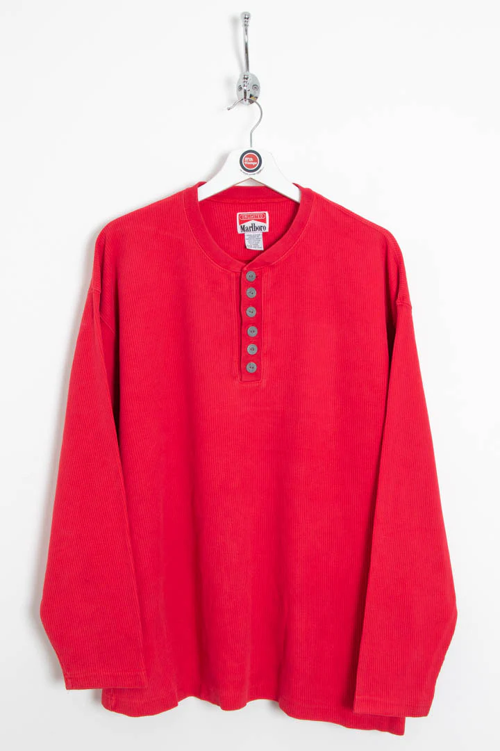 Marlboro Button Up Waffle Top (XL)
