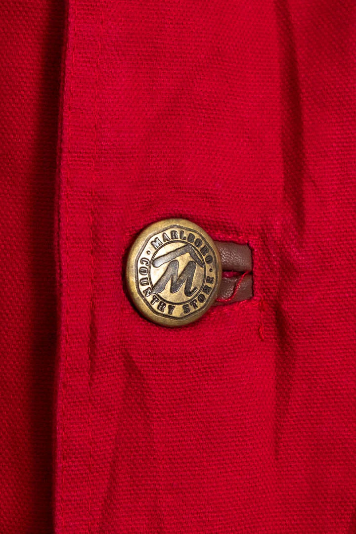 Marlboro Leather Canvas Parka Coat (XL) - Image 2