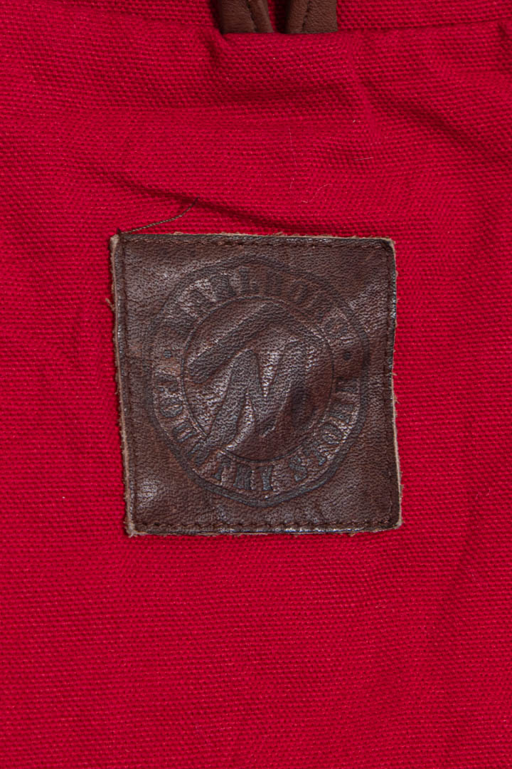 Marlboro Leather Canvas Parka Coat (XL) - Image 5