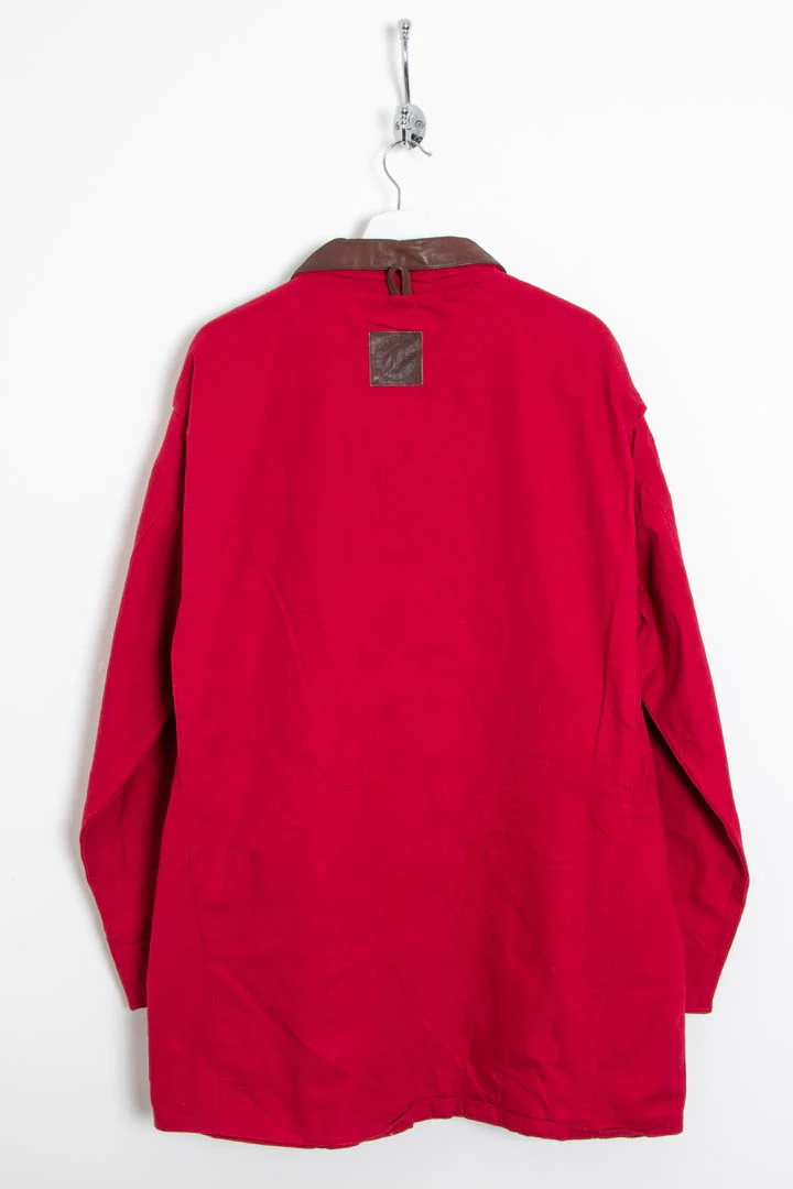 Marlboro Leather Canvas Parka Coat (XL) - Image 6