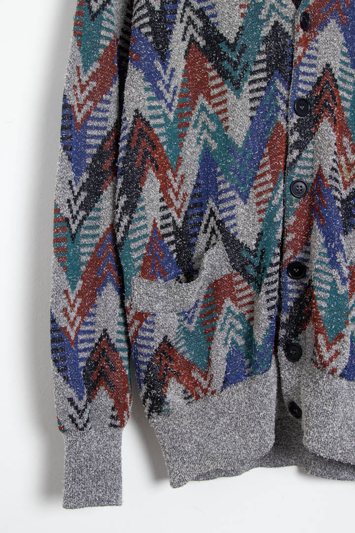 Missoni Button Up Knitted Cardigan (L) - Image 3