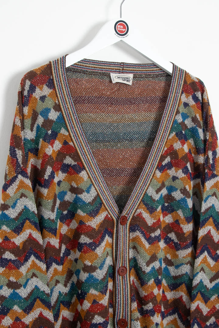 Missoni Button Up Knitted Cardigan (XXL) - Image 3