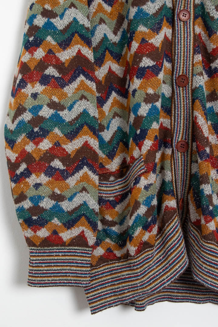 Missoni Button Up Knitted Cardigan (XXL) - Image 4