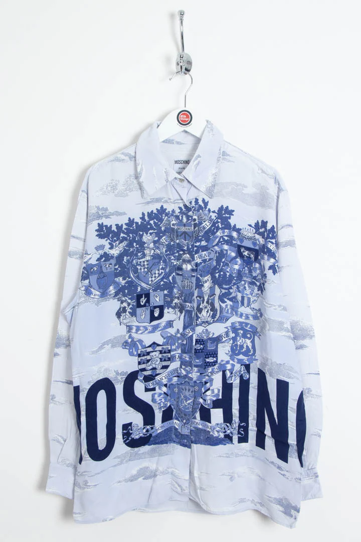 Moschino Full Graphic Long Sleeve Shirt (L)