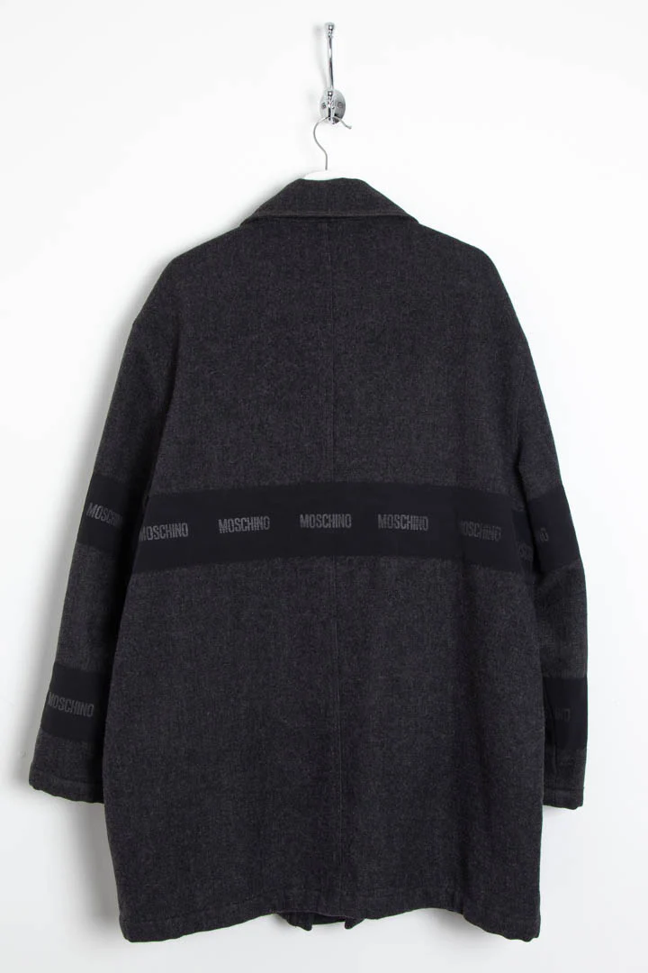 Moschino Wool Fireman Clasp Quilted Jacket (L) - Image 6