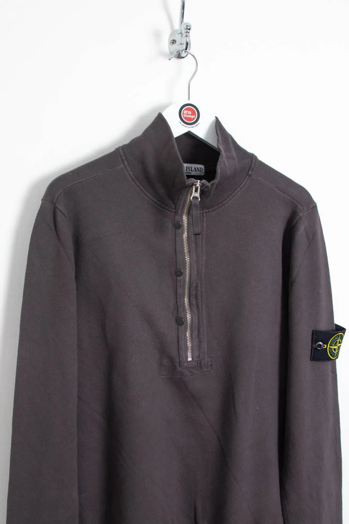 SS 2008 Stone Island 1/4 Zip Jumper (S) - Image 3