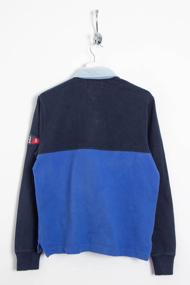 Tommy Hilfiger Long Sleeve Rugby Polo Shirt (S) - Image 4