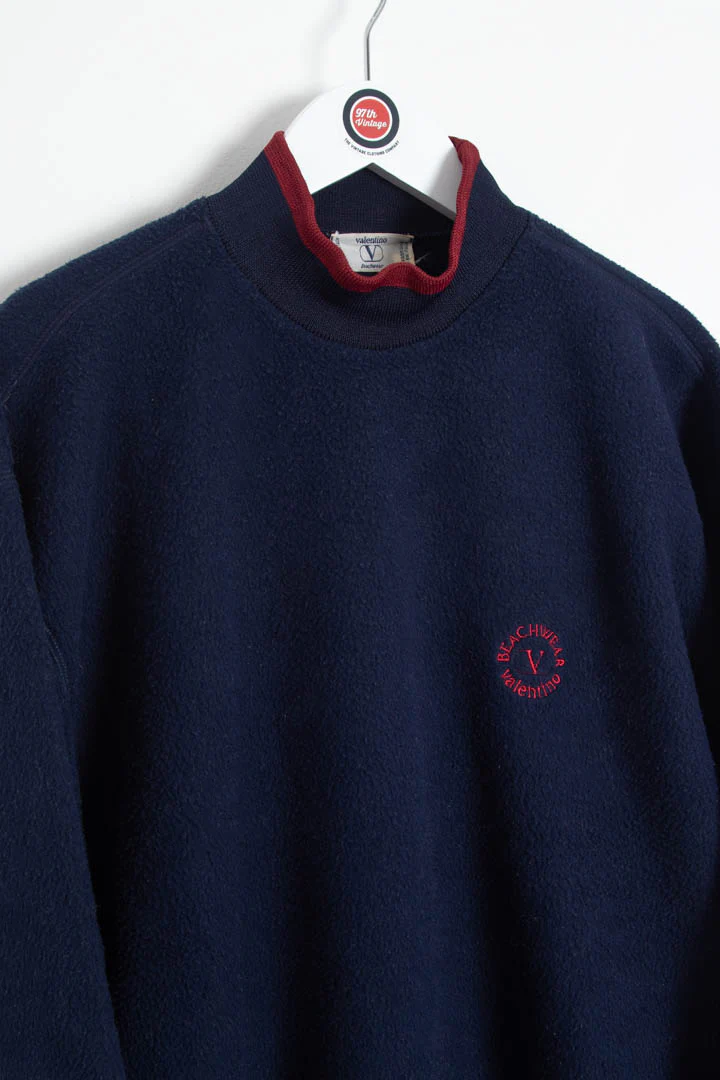 Valentino Garavani Mock Neck Fleece Jumper (M) - Image 3