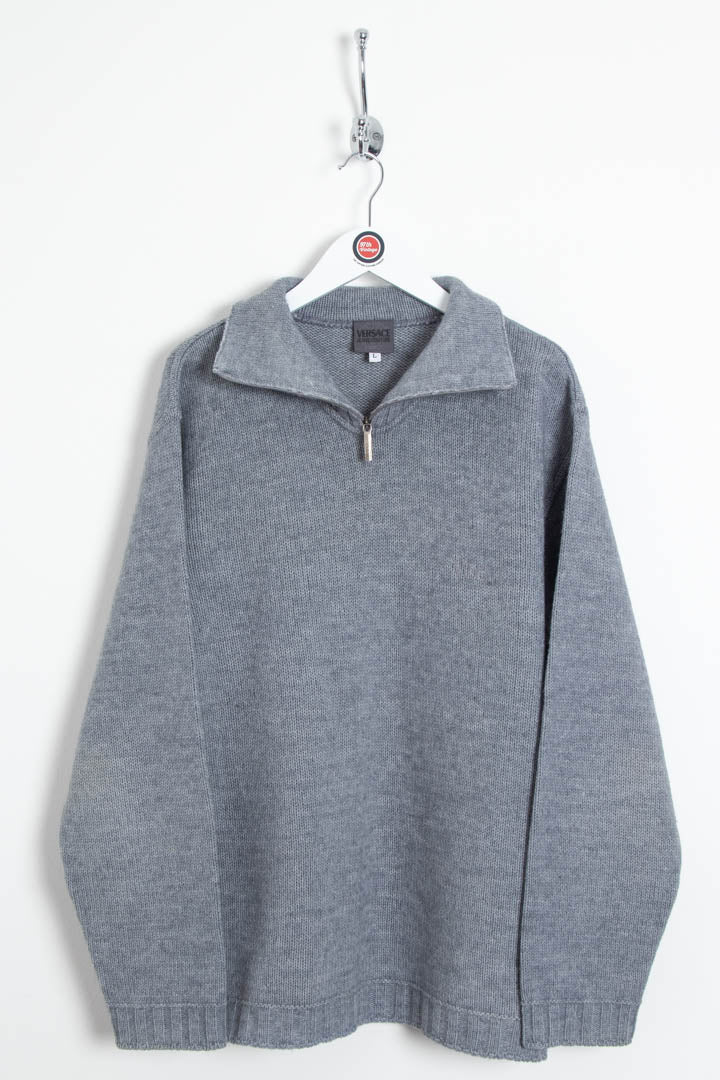 Versace Jeans Couture 1/4 Zip Knitted Jumper (L)