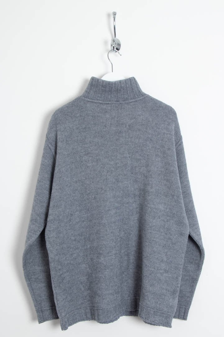 Versace Jeans Couture 1/4 Zip Knitted Jumper (L) - Image 7