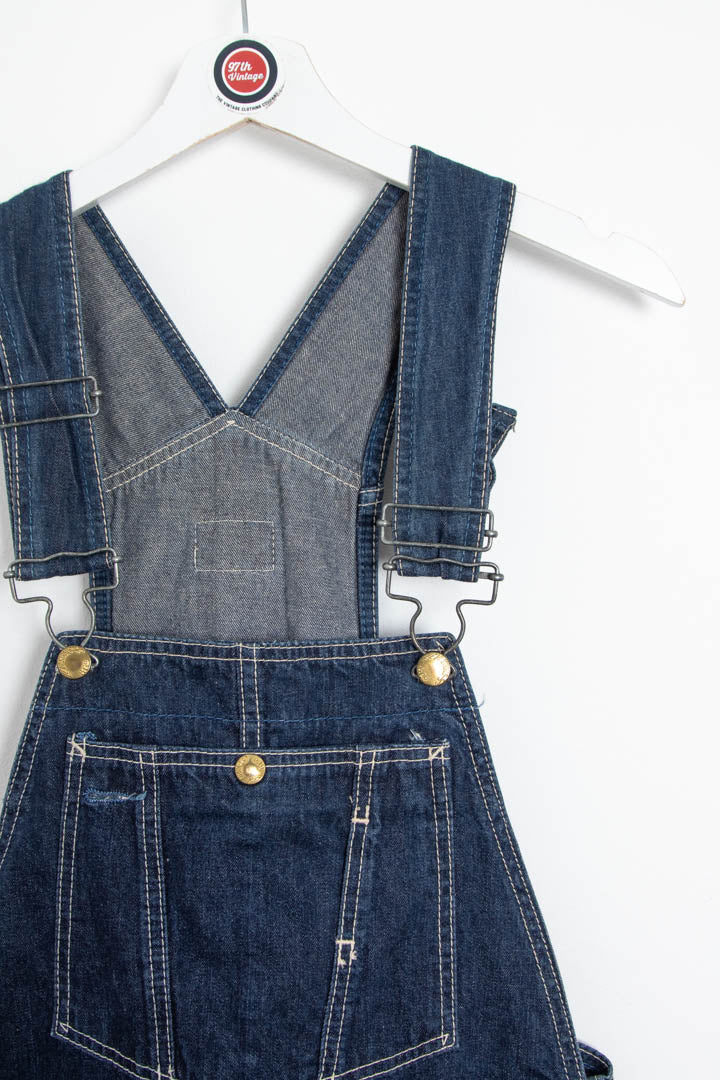 Women's 1998 Levi's Orange Tab Denim Dungarees (UK 6) - Image 10