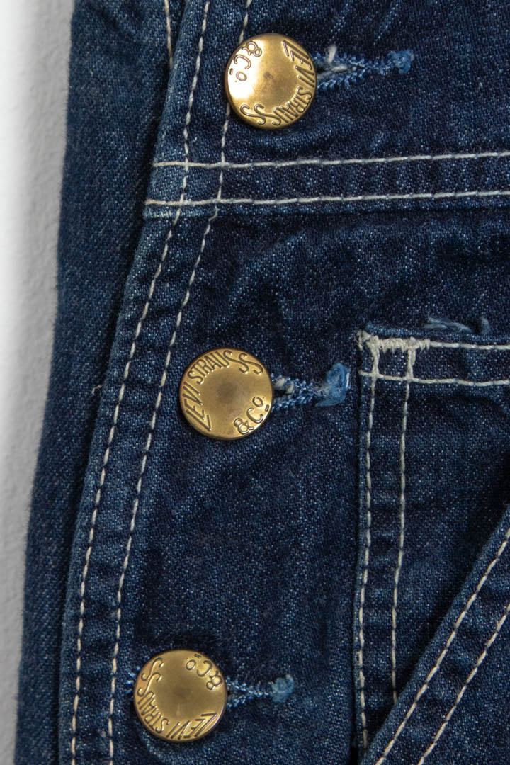 Women's 1998 Levi's Orange Tab Denim Dungarees (UK 6) - Image 3