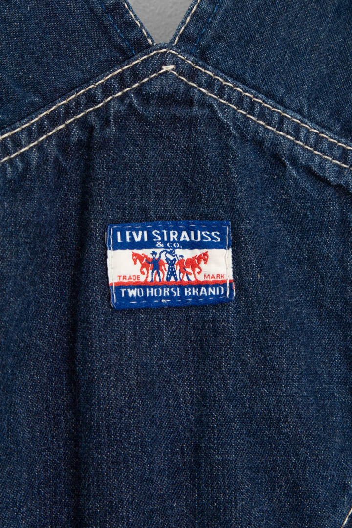 Women's 1998 Levi's Orange Tab Denim Dungarees (UK 6) - Image 5