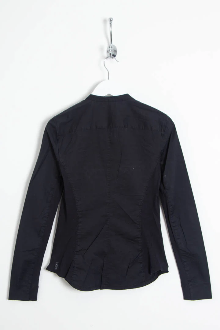 Women's Armani Exchange Collarless Zip Up Track Jacket (XS) - Image 6