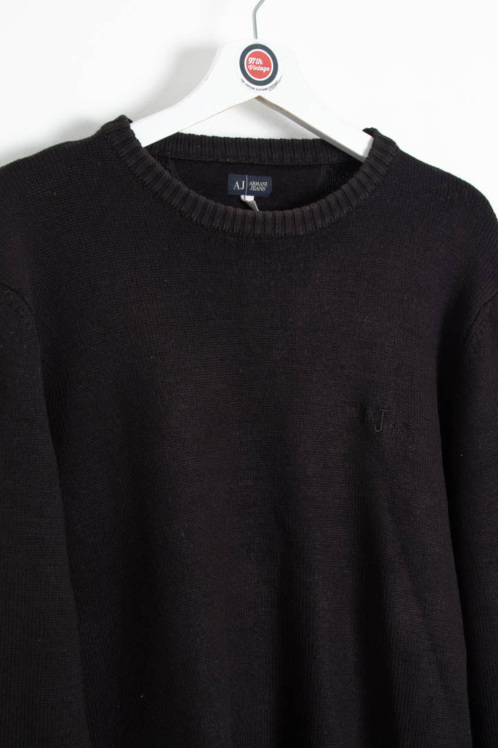 Women's Armani Jeans Knitted Crew Neck Jumper (L) - Image 4