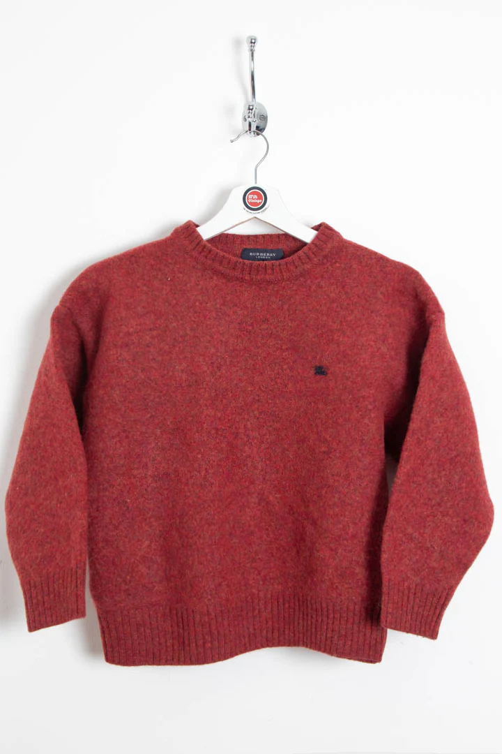 Women's Burberry Knitted Crew Neck Jumper (XS)