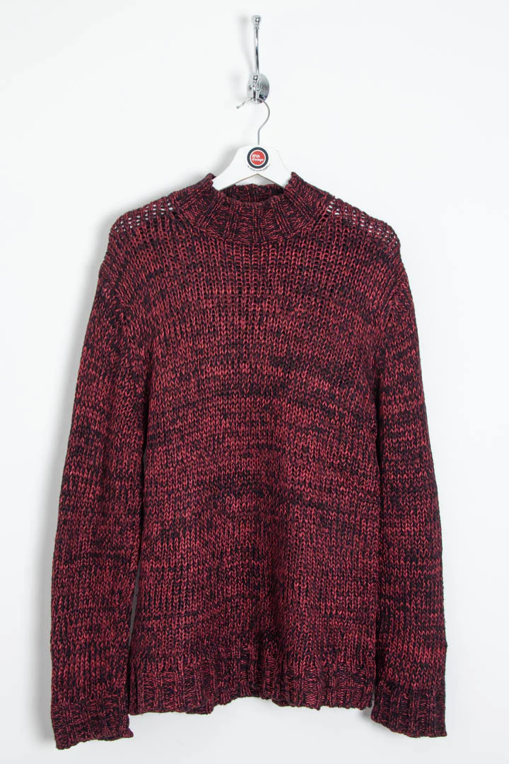 Women's Burberry Mock Neck Knitted Jumper (L)