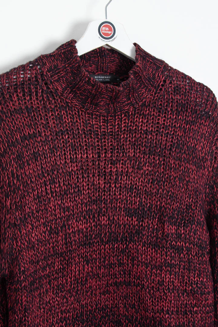 Women's Burberry Mock Neck Knitted Jumper (L) - Image 2