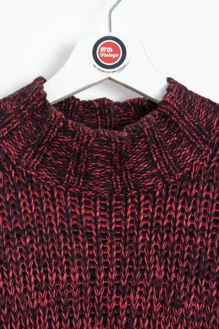 Women's Burberry Mock Neck Knitted Jumper (L) - Image 4
