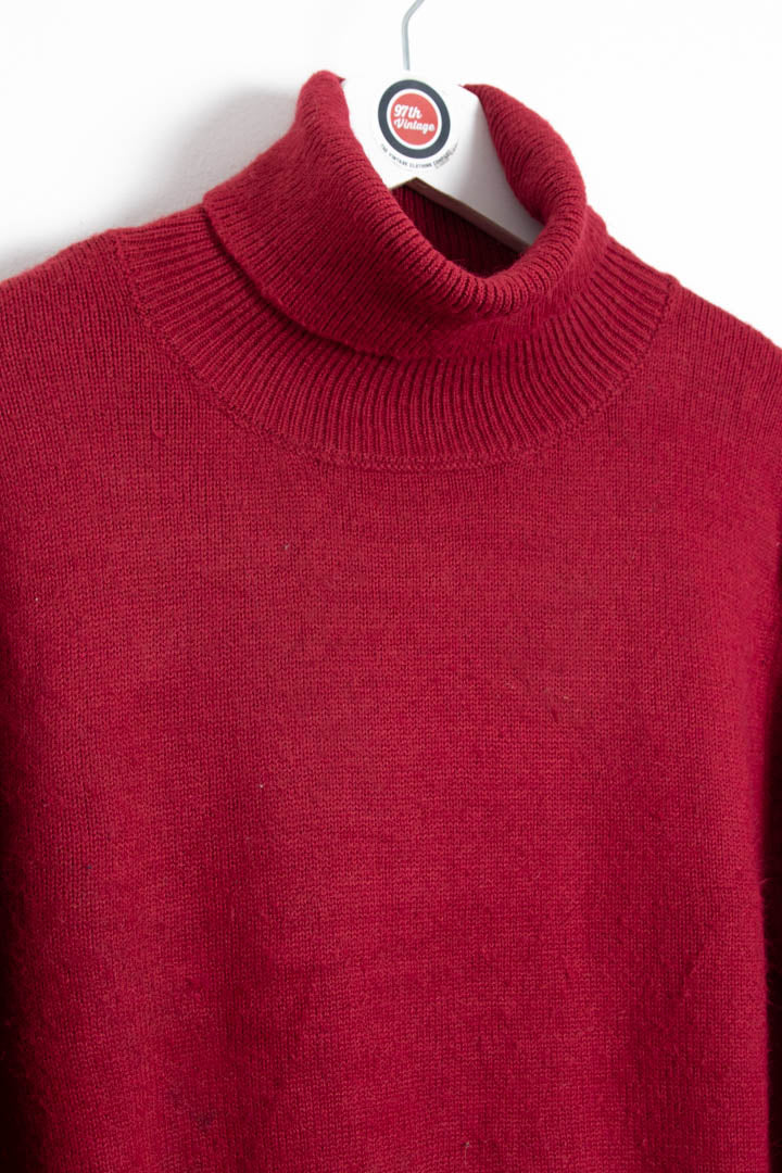 Women's Burberry Roll Neck Knitted Jumper (S) - Image 3